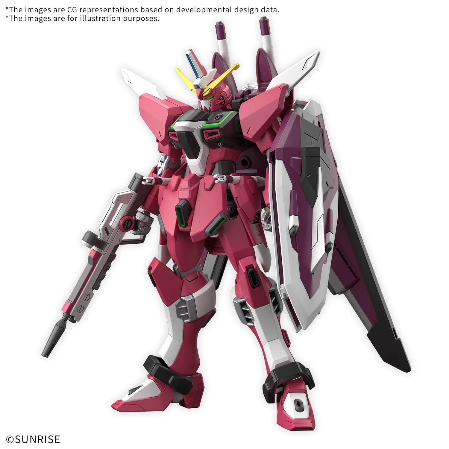 HG Infinite Justice Gundam & Booster Unit 1/144